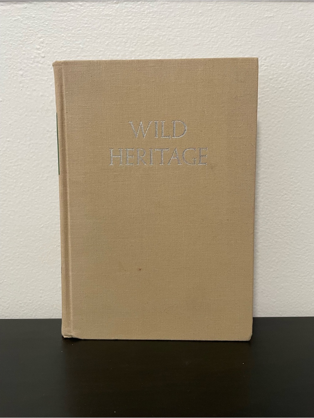 Neutral Beige Decorative Hardcover Book - Wild Heritage